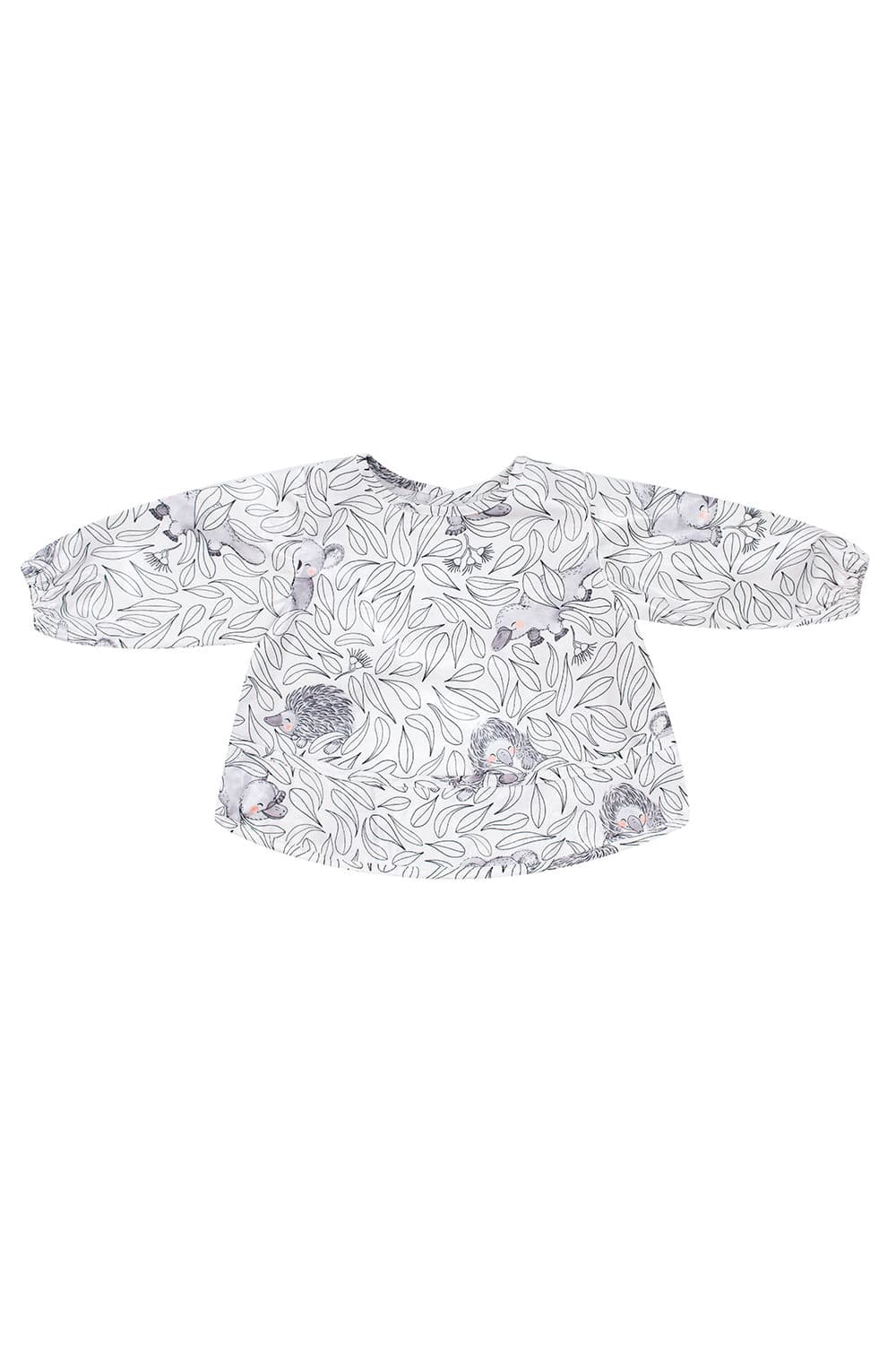 Cuddly Faces Long Sleeve Smock - Marmalade Lion
