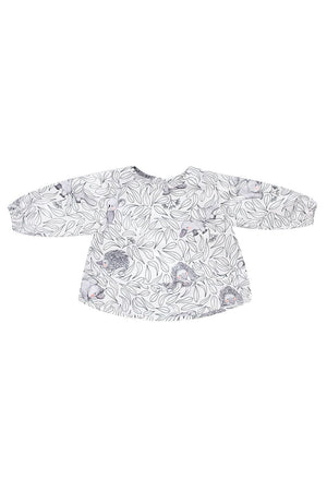 Cuddly Faces Long Sleeve Smock - Marmalade Lion