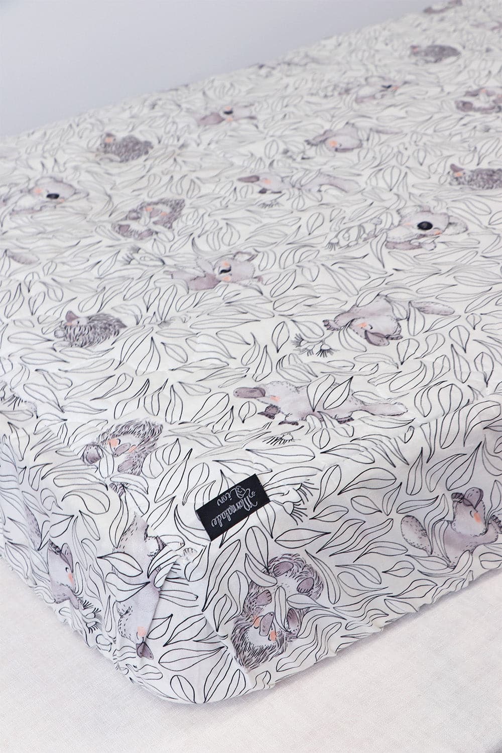 Cuddly Faces Expect-A-Spill Baby Cot Sheet - Marmalade Lion