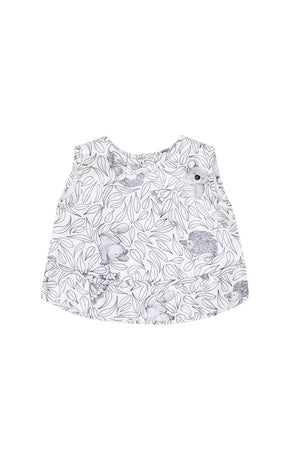 Cuddly Faces Sleeveless Smock - Marmalade Lion