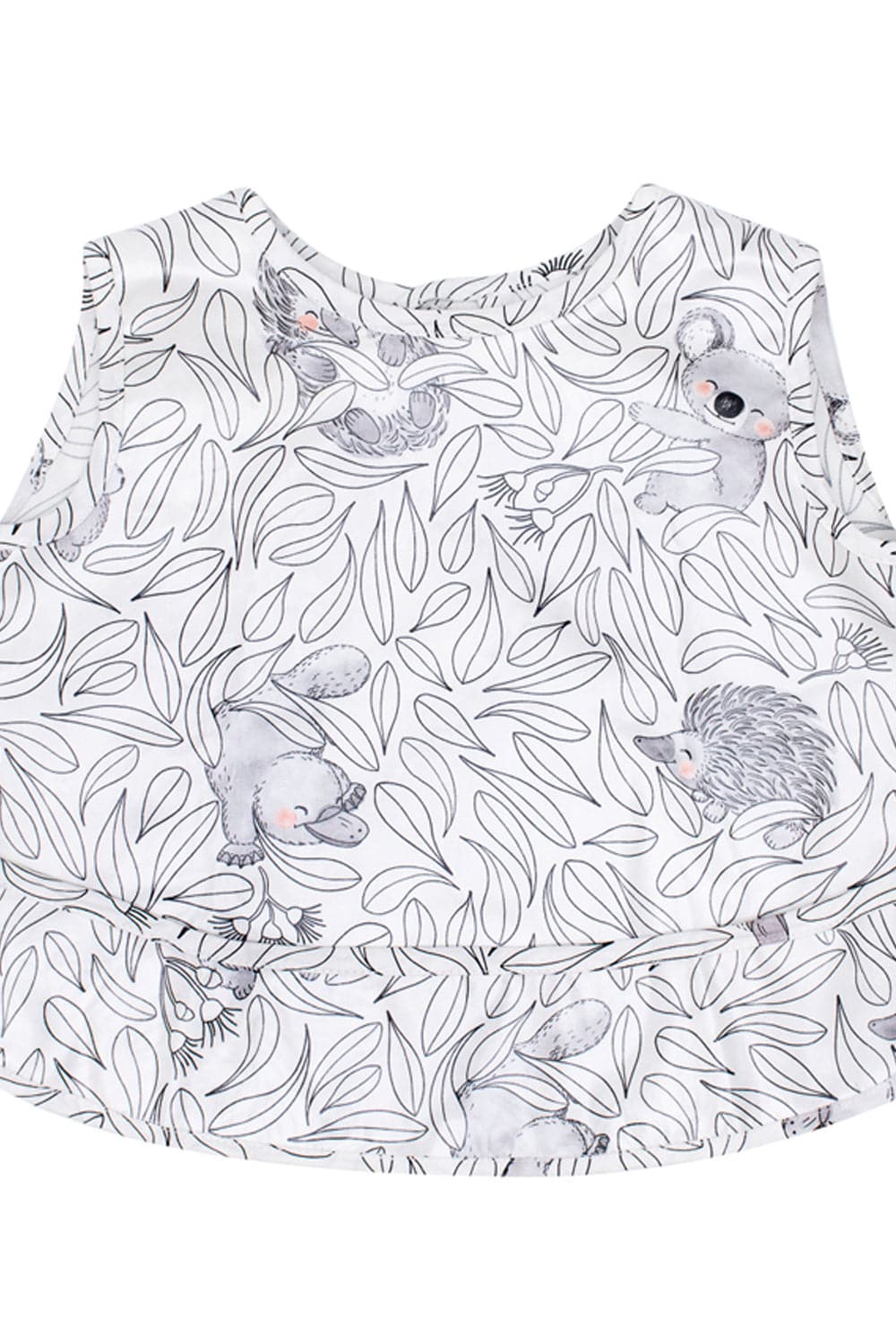 Cuddly Faces Sleeveless Smock - Marmalade Lion