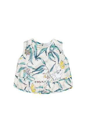 Cockatoo Sleeveless Smock - Marmalade Lion
