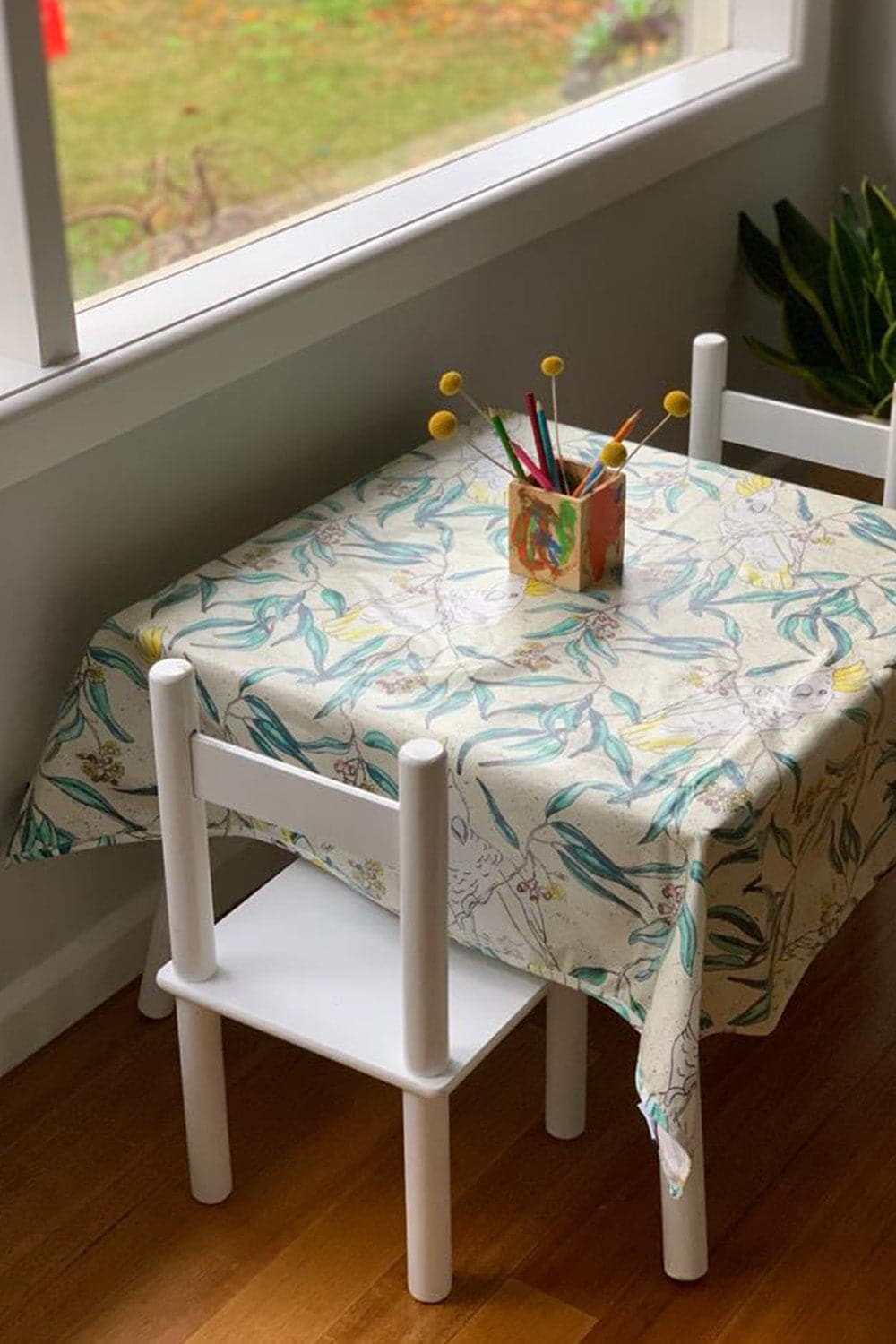 Cockatoo Toddler Table Cloth - Marmalade Lion
