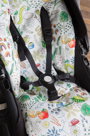 Universal Pram Liner Cover - Little Creatures - Marmalade Lion