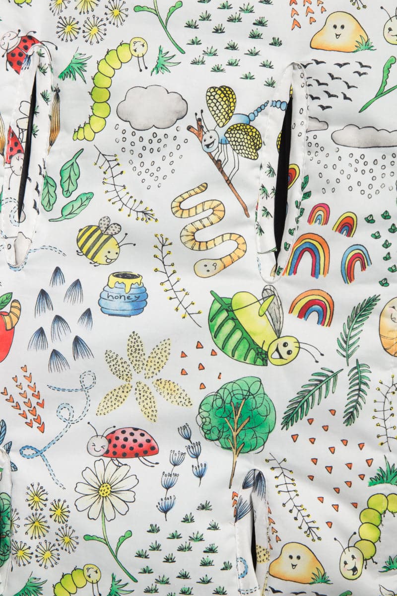 Universal Pram Liner - Little Creatures - Marmalade Lion
