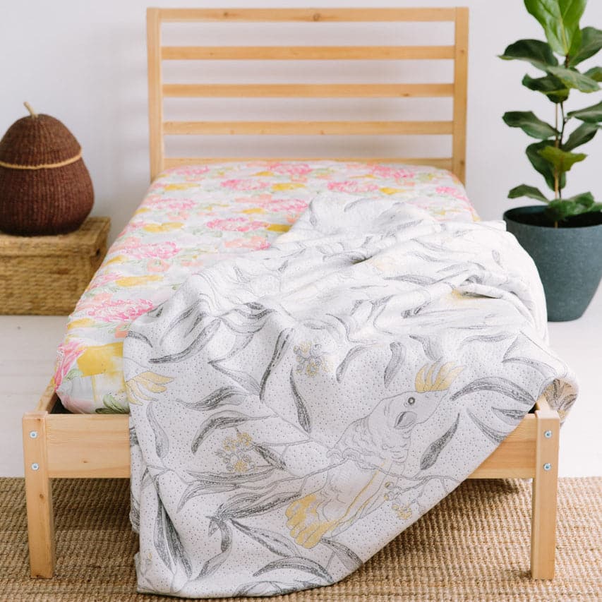 Cockatoo All Seasons Bedspread 2.1 x 1.4m - Marmalade Lion