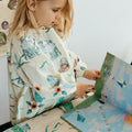 Long Sleeve Smock & Splat Mat Combo - Marmalade Lion