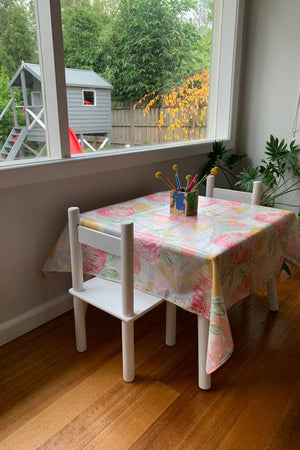 Modern Native Toddler Table Cloth - Marmalade Lion