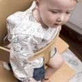 Cuddly Faces Long Sleeve Smock - Marmalade Lion