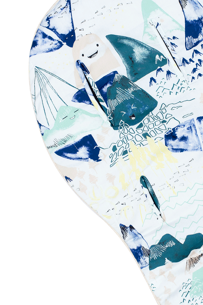 Universal Pram Liner - Blue Mountains (Limited Edition) - Marmalade Lion