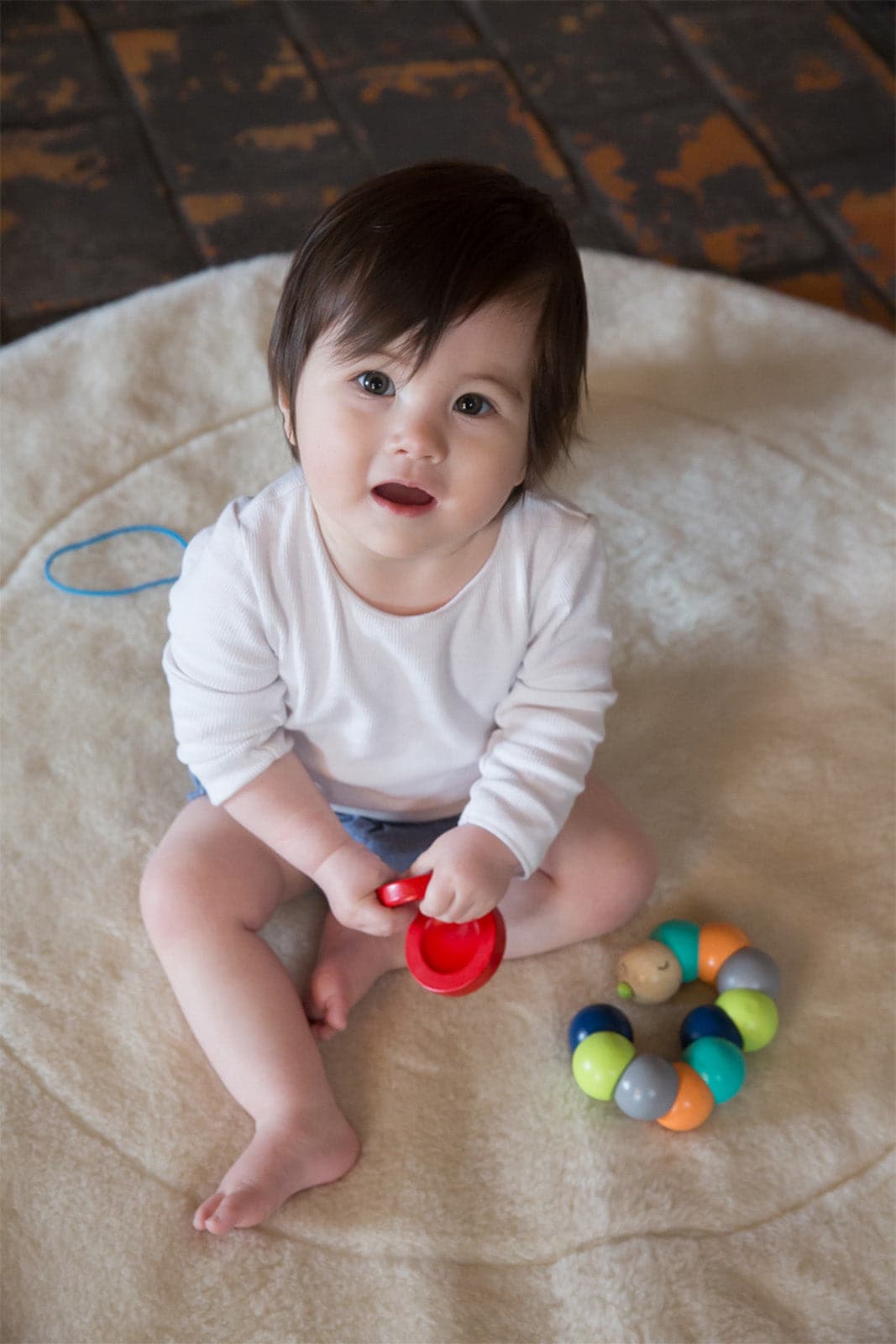 Australian Washable Wool Baby Play Mat Covers - Marmalade Lion