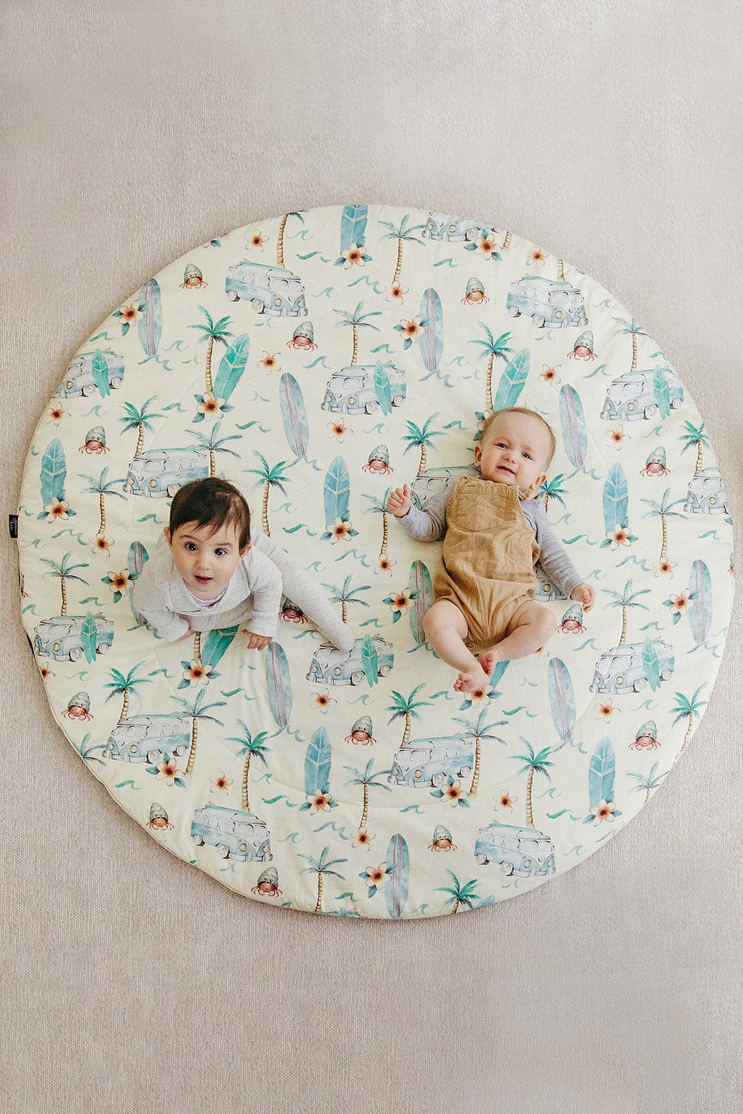 On the Road Again Baby Play Mat Covers - Marmalade Lion