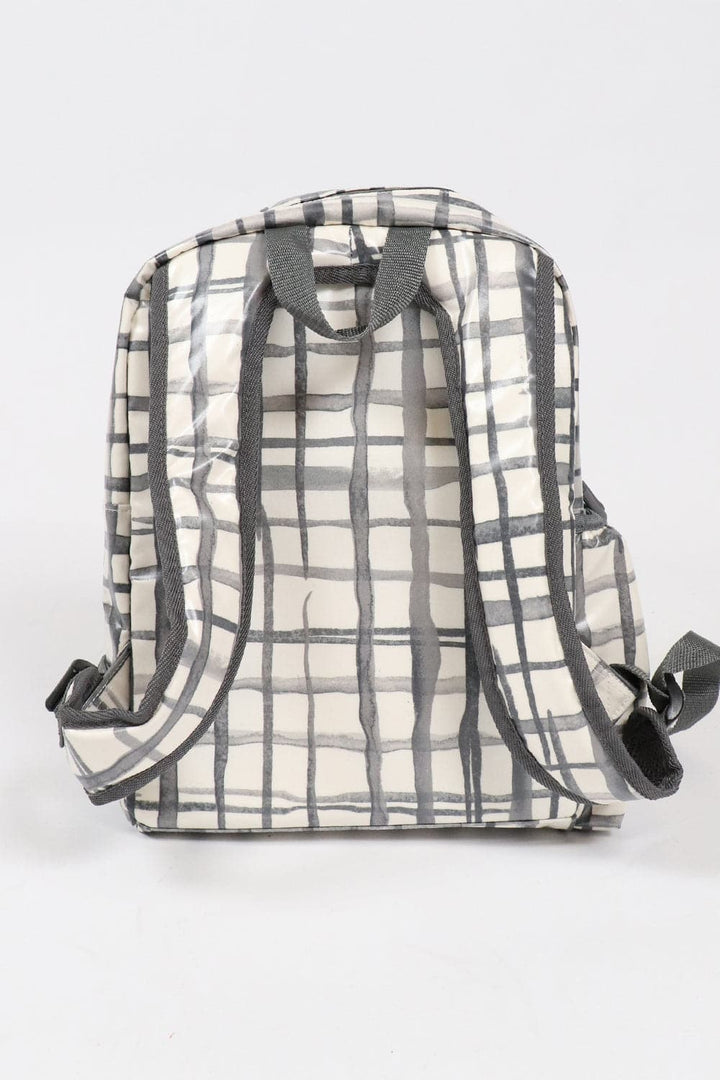 Swedish Check Expect-A-Spill Backpack - Marmalade Lion