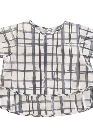 Swedish Check Long Sleeve Smock - Marmalade Lion