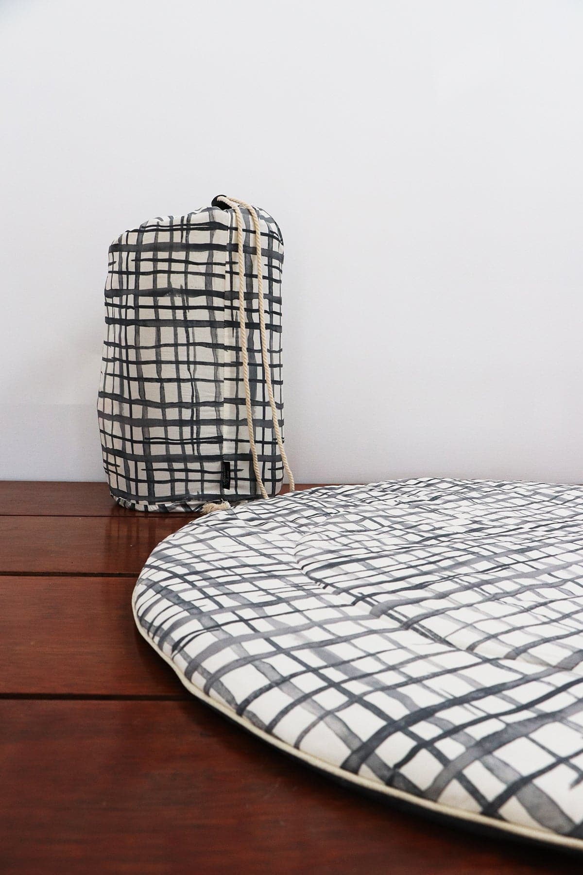 Swedish Check Baby Play Mat - Marmalade Lion