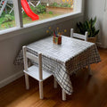 Swedish Check Toddler Table Cloth - Marmalade Lion