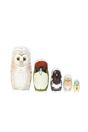 Nesting Babushka Dolls - British Bird - Marmalade Lion