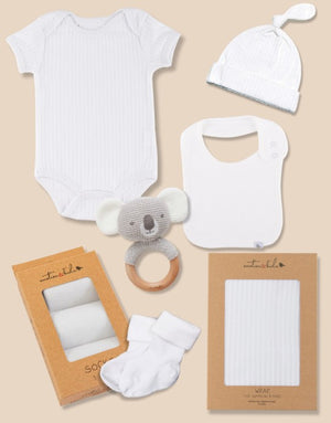 White Basics Baby Bundle - Marmalade Lion