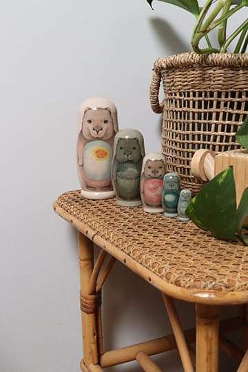 Babushka Nesting Dolls - The Wisdom of Wombats - Marmalade Lion