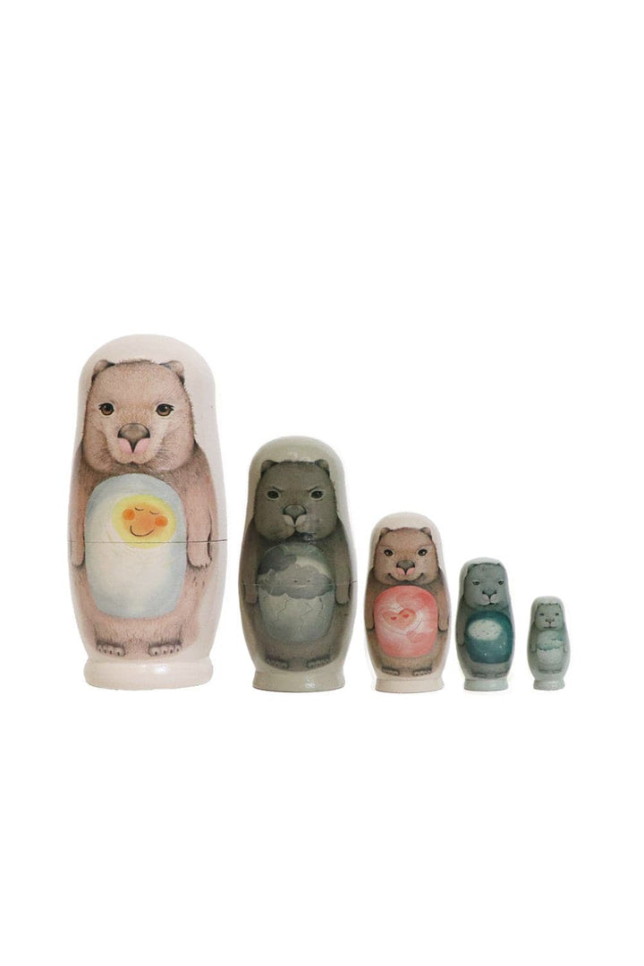 The Wisdom of Wombats Babushka Nesting Dolls - Marmalade Lion