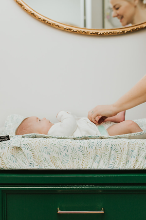 Baby Cot Sheet Amongst the Ferns Expect-A-Spill Sheets - Marmalade Lion