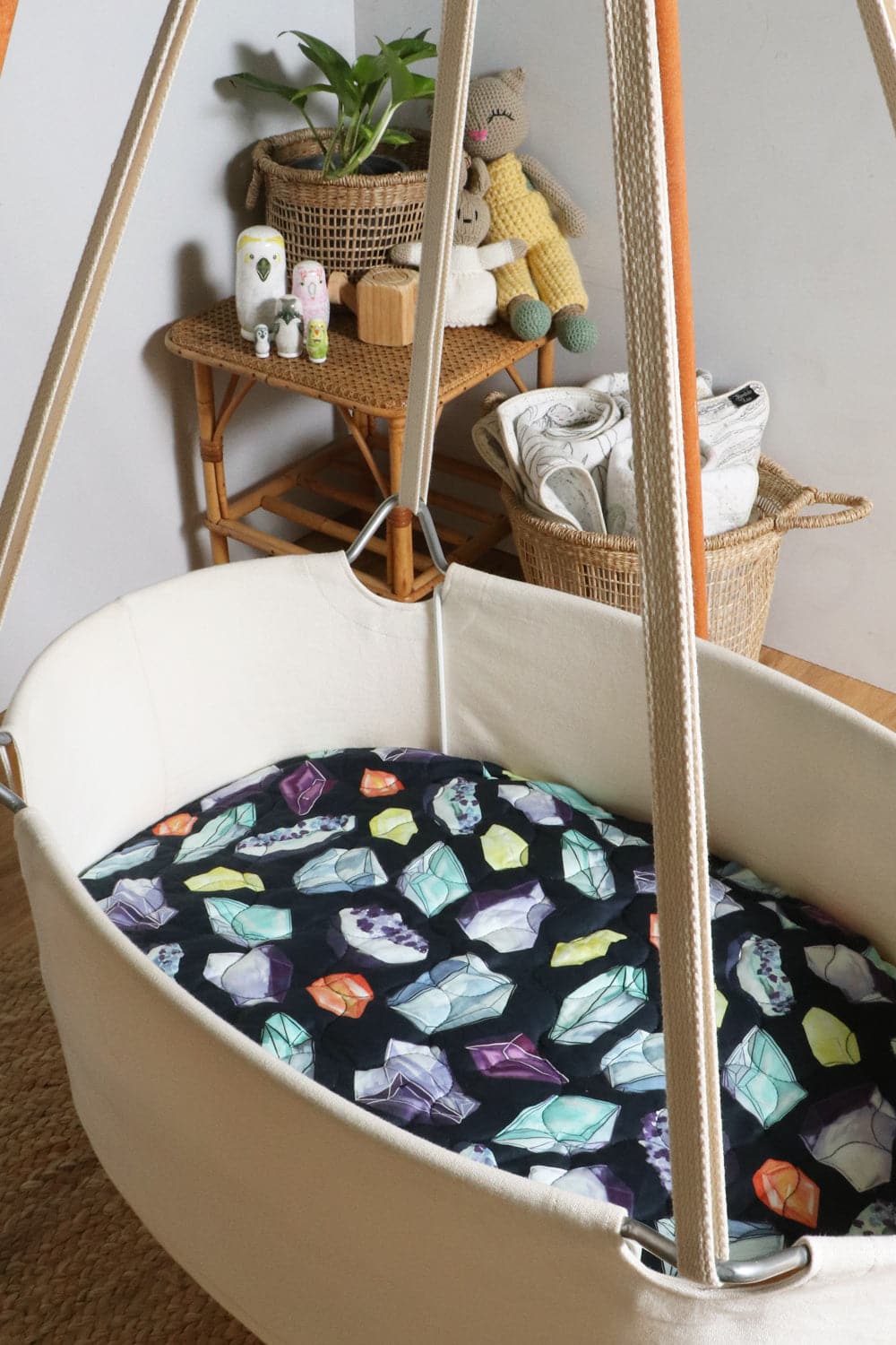 Crystals Expect-A-Spill Bassinet Sheet - Marmalade Lion