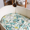 Cockatoo Expect-A-Spill Bassinet Sheet - Marmalade Lion