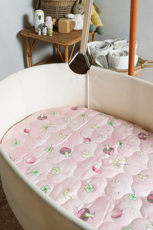 Baby Cot Sheet - Power of Positivity Expect-A-Spill Sheets - Marmalade Lion