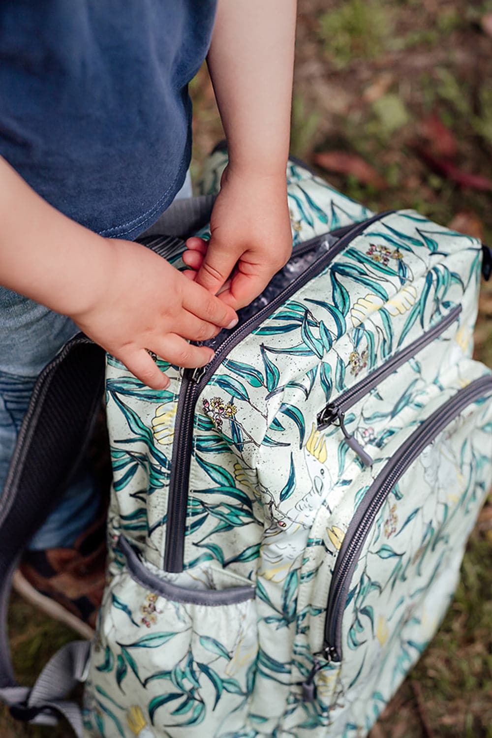 Cockatoo Expect-A-Spill Kids Backpack - Marmalade Lion