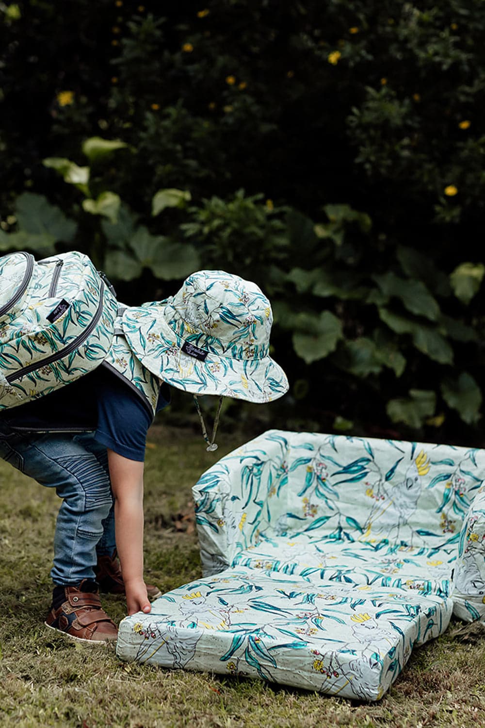 Cockatoo Toddler Couch Cover - Marmalade Lion