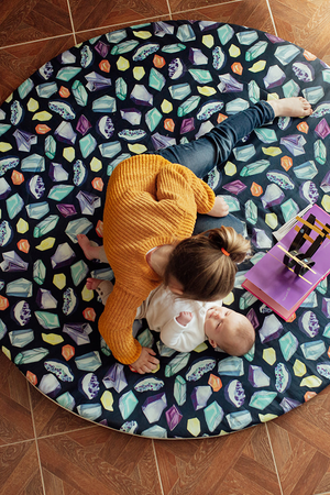 Crystals Baby Play Mat Covers - Marmalade Lion
