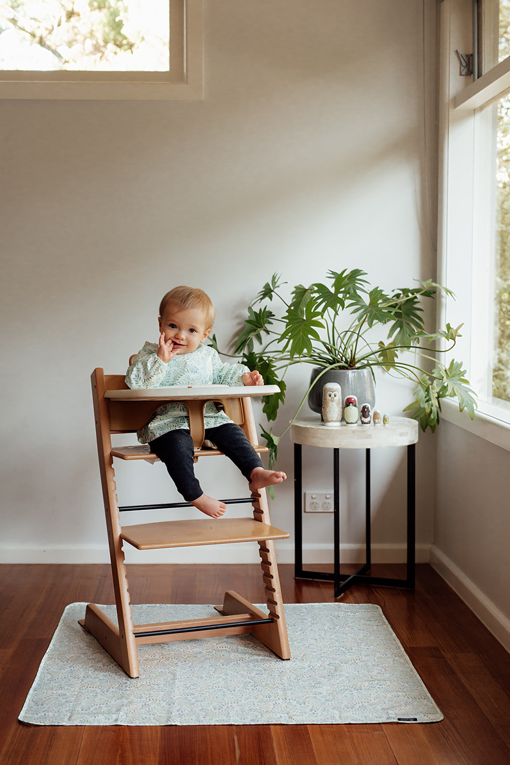 Amongst the Ferns Long Sleeve Smock - Marmalade Lion