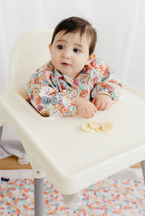 Happy Buttons Long Sleeve Smock - Marmalade Lion