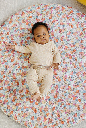 Happy Buttons Baby Play Mat Covers - Marmalade Lion