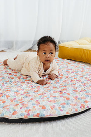 Happy Buttons Baby Play Mat Covers - Marmalade Lion