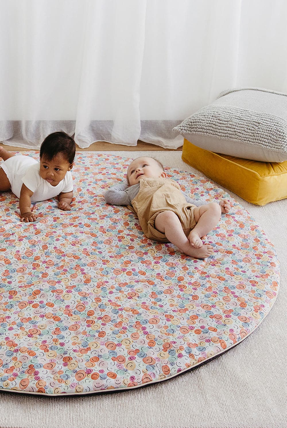 Happy Buttons Baby Play Mat Covers - Marmalade Lion