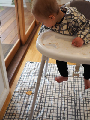 Swedish Check Long Sleeve Smock - Marmalade Lion