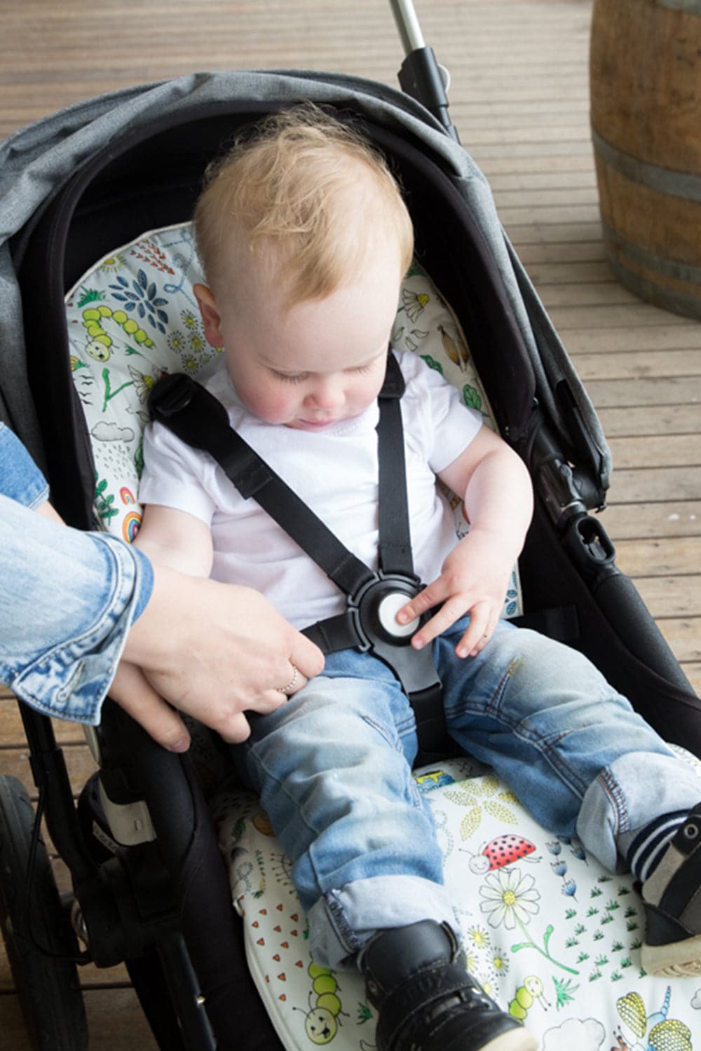 Universal Pram Liner Cover - Little Creatures - Marmalade Lion