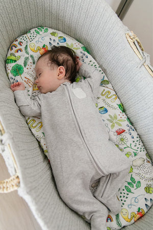 Little Creatures Expect-A-Spill Bassinet Sheet - Marmalade Lion