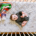 Cuddly Faces Expect-A-Spill Baby Cot Sheet - Marmalade Lion