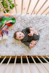 Cuddly Faces Expect-A-Spill Baby Cot Sheet - Marmalade Lion
