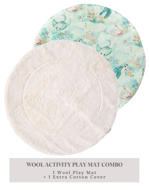 Wool Activity Play Mat Combo - Marmalade Lion