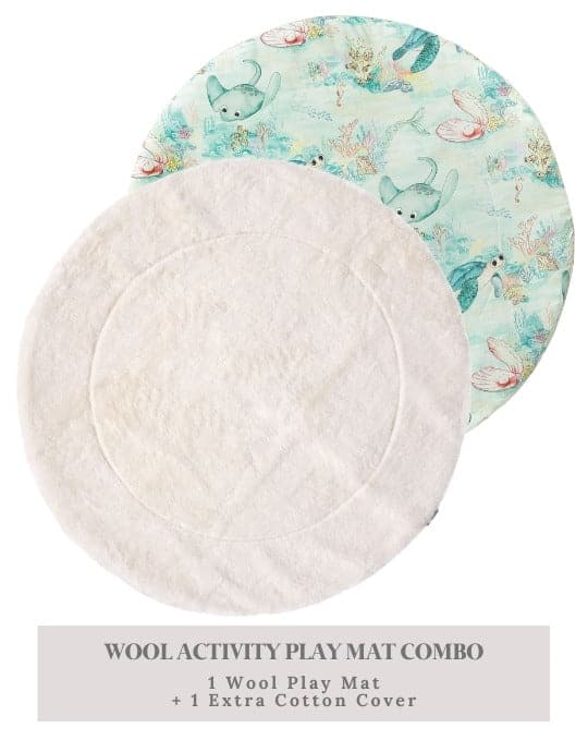 Wool Activity Play Mat Combo - Marmalade Lion