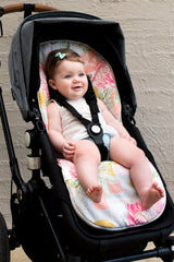 Universal Pram Liner Cover only - Modern Native - Marmalade Lion