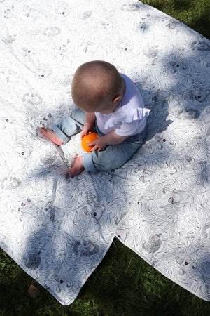 Cuddly Faces Picnic Mat - Marmalade Lion