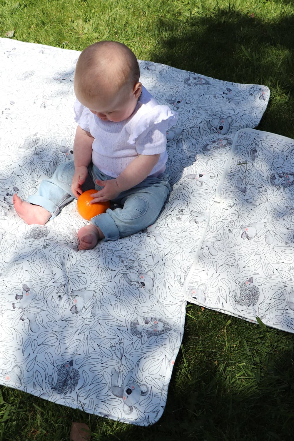 Cuddly Faces Picnic Mat - Marmalade Lion