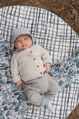 Swedish Check Baby Play Mat - Marmalade Lion