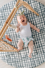 Swedish Check Baby Play Mat Covers - Marmalade Lion