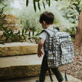 Swedish Check Expect-A-Spill Backpack - Marmalade Lion