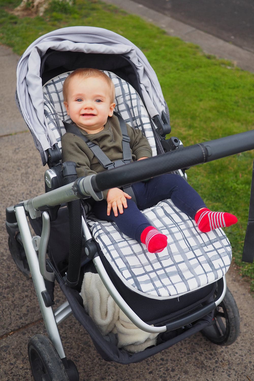 Universal Pram Liner - Swedish Check - Marmalade Lion